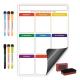 Colorful Fridge Magnet Sticker 17 X 11 16 X 12 Meal Planner Dry Erase Removable Monthly Planner
