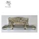 High Polished Silver Swing Coffin Handle With Plastic Panel Covered