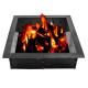 Square Outdoor Fire Pit Ring 36 Outside Diameter 30 Inside Heavy Duty Steel Fire Ring with Heat Resistant Paint