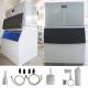 220-380V Voltage And R404a/R507a Refrigerant Customized Commercial Ice Cube Machine