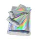 Colorful Laser Self Sealing Aluminum Foil Envelopes Holographic Adhesive Courier Plastic Packaging Bags