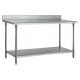 Kitchen Work Table With Under Shelf Stainless Steel Catering Equipment 1000*700*850mm