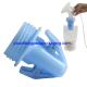 Blue pp adapter for breast milk storage bag, connect pump directly