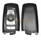 BMW 4 Press Buttons Smart Key Shell Copy Black Color Plastic Brass Material