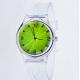 Plastic Sport Watch Transparent Strap 40mm Dial ODM Available