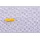 Yellow Sterilized Disposable EMG Needle Electrodes With Plastic Material