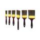 Wide Bristle Polyester Trim 5 Paint Brush set For Wall Painting