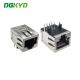 DSL / ADSL Right Angle 10 / 100 base RJ45 female jack with transformer,Rohs