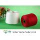 Raw White Polyester Yarn Dyeing, Sewing Polyester Thread Weaving Yarn Eco Friendly