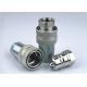 Truck Type High Flow Hydraulic Quick Couplers , Carbon Steel Quick Connect Coupling
