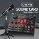 Webcast Live Sound Card Audio 3.5mm Usb Headset Microphone