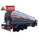 50000 L 5 Compartments Aluminum Fuel Tank Trailer Large Carrying Capacity