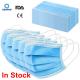 Customized  Blue Disposable  3 Ply Surgical Mask , Surgical Mask 3 Ply Antibacterial