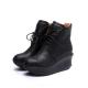 S228 Warm fleece lining, thick bottom, high fashion short boots, handmade leather women's shoes