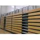 Natural Telescopic Tribunes , Indoor Bleacher Systems For Arena / Gyms