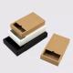 Matte  glossy Kraft Paper Slide Drawer Box For Mobile Phone Case