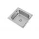 Brushed Finish SS Square Single Bowl Kitchen Sink 0.6mm 0.8mm