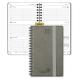 Poprun Vertical Layout Mini Weekly Planner Monochrome Inner Pages
