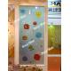 Engraved Painted Glass Partition