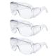 Scratch Resistant  Medical Safety Goggles Custom Anti-Splash Hospitable Grade