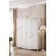 Classical Bedroom Furniture Doors Designer Wooden Wardrobe D-9003