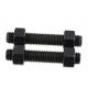 Black Anodized Threaded Double Ended Bolt M4 - M48 Customization Acceptable