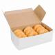 CMYK printing Food Grade Kraft Paper Bakery Paper Box For Doughnut Cake