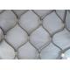 Rope Flexible Stainless Steel Wire Mesh Fence  Knotted Or Ferrule Type  By  7 * 7 Or 7 * 9 Cable