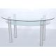 oval glass dining table xydc-038