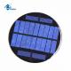 11 Battery 5.5V Lightweight Silicon Solar ZW-R100 Epoxy Resin Solar Panel Φ100X2.5mm