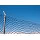 6ft High Steel Chain Link Fencing Hot Dip Galvanized Diamond Fabric