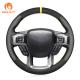 Custom Hand Stitching Leather Suede Steering Wheel Cover for Ford F-150 F150 F-250 F-350 F-450 F-550 F-600 F-650 F-750