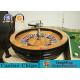 Refined Russian Luxury Club Large Casino 32” Roulette Wheel Solid Wood Turntable With Resin Balls