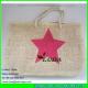 LDZB-019 cheap wholesale tote bag star printed paper beach straw handbags