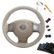 Hand Sewing Steering Wheel Cover for Nissan Tiida Effortless and Quick Installation