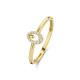 9K Gold Ring With Silver Diamond Engagement Ring For Women