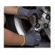Sanitation&Recycling Grey Nylon Spandex 15 Gauge Hand Safety Gloves