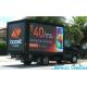 Steel Pannel Mobile LED Screen , P4.81 P6.67 Trailer Vehicle LED Display Screen