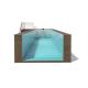 24m3 Pool Water Capacity Acrylic Swimming Pool Glass Walls with 90mm Thickness