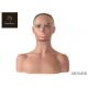 Life Size 42cm height Jewelry Mannequin Head / Shoulder Mannequin Head
