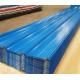 Single Blue RAL5015 Metal Roof Panels Trapezoidal Galvalume Corrugated Metal Roof Panels 0.45mm TCT