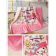 Double Ply Warm Sherpa Blankets Cartoon Printed For Baby / Children Skin Friendly