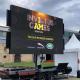 Trailer Mobile pitch 10mm 16x16 pixels LED Advertising Screen