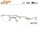 Half rim latest classic fashion reading glasses with stainless steel, suitable for men and women