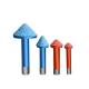 Diamond Silver Slodering Bits CNC Engraving 3D Router for Hard Stone Vacuum Brazed 3D Carving Tools