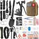 Emergency Survival Kit and First Aid Kit, 142Pcs Professional Survival Gear and Equipment with Molle Pouch