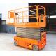 Single Person Self Propelled Aerial Platform Scissor Lift Scaffolding With Emergency Stop Button