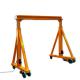 4 Wheels Mini Type Mobile Gantry Crane With Chain Or Wire Rope Hoist