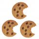 Chocolate Cookie Clothing Iron Embroidered Patch Applique Iron On Sewing Accessories