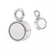 Axial Magnetization Round Neodymium Eyebolt Magnet With One Eyebolt